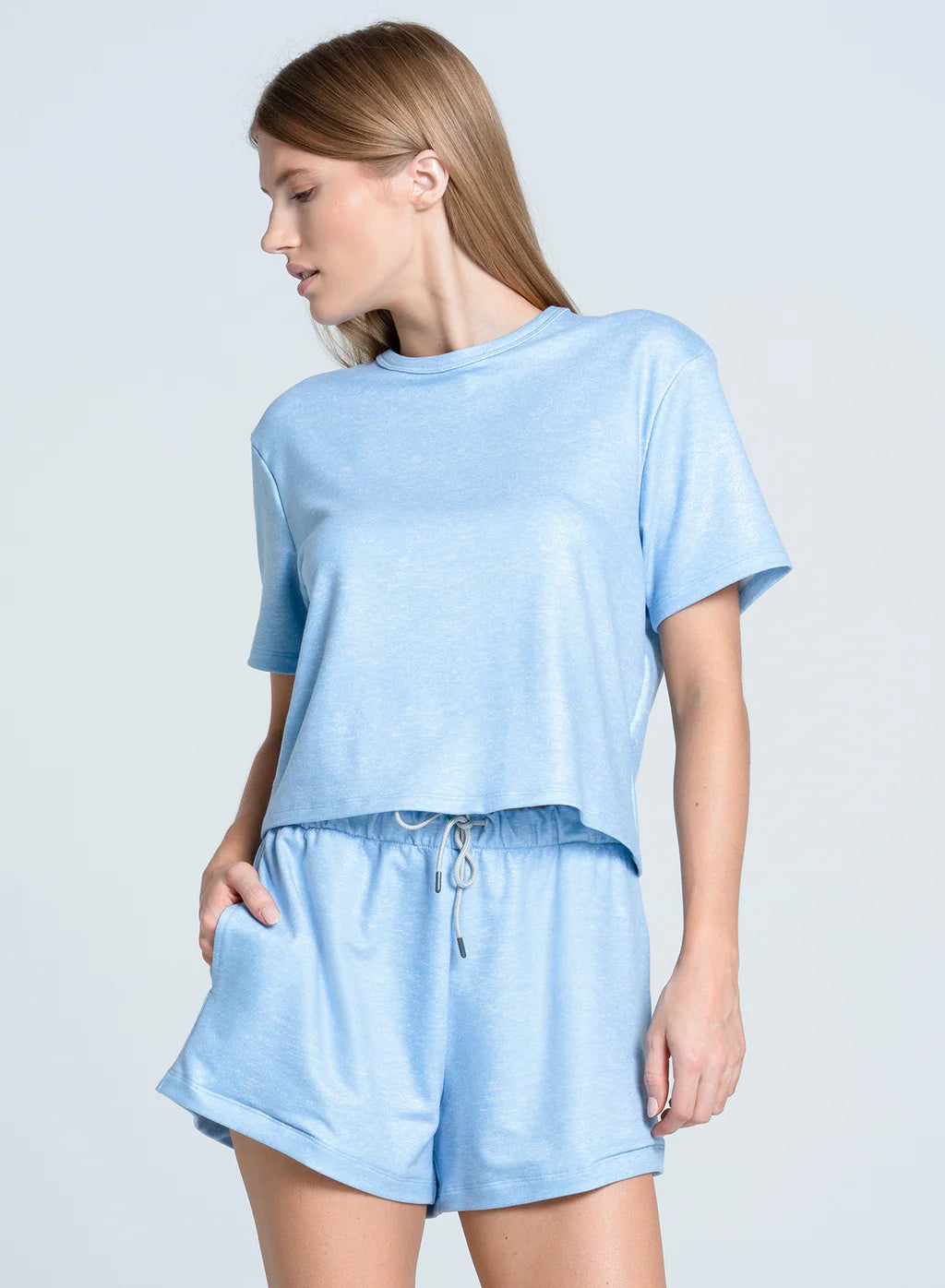 Women's Lucky in Love Renew Heather Short Sleeve Women's Clothing