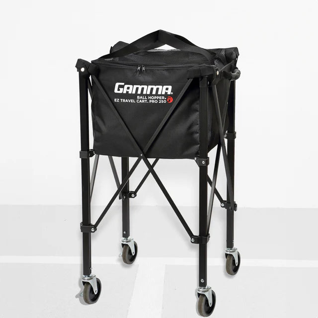 Gamma EZ Travel Cart PRO XD 250 Tennis Ball Hoppers & Carts