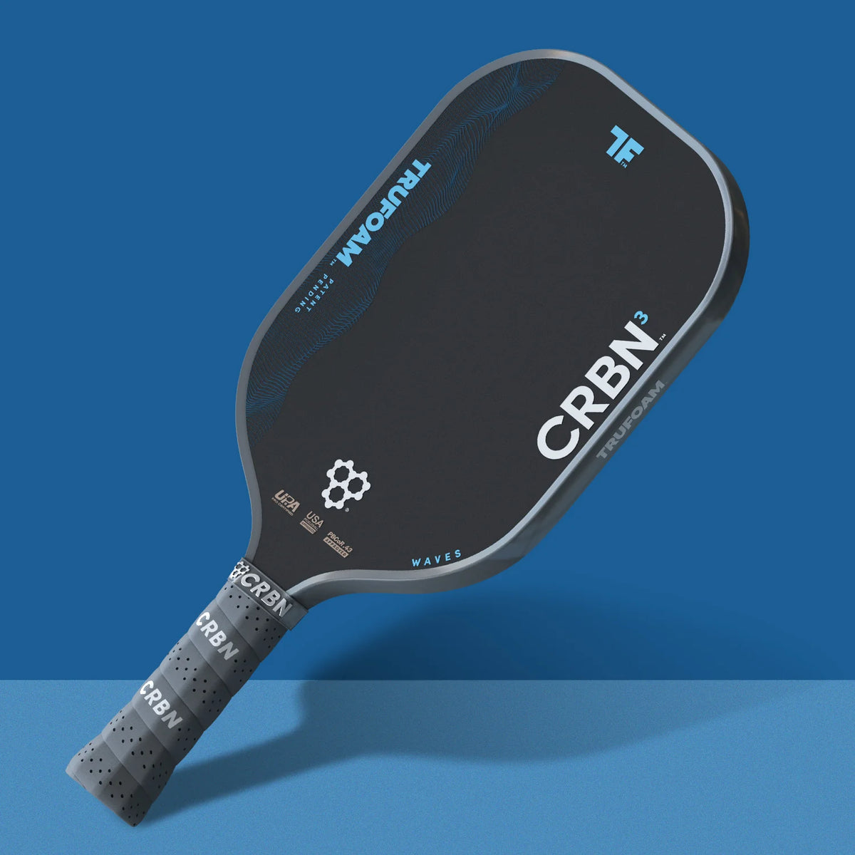 CRBN 3 TruFoam Waves (Elongated) Pickleball Paddle Pickleball Paddles