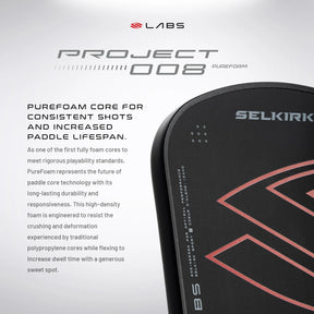 Selkirk Project Labs 008 Tour 16mm Pickleball Paddle Pickleball Paddles 