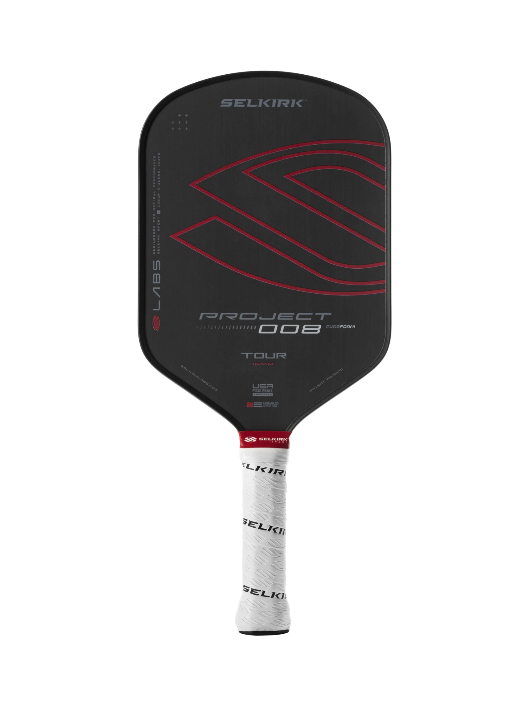 Selkirk Project Labs 008 Tour 16mm Pickleball Paddle Pickleball Paddles 