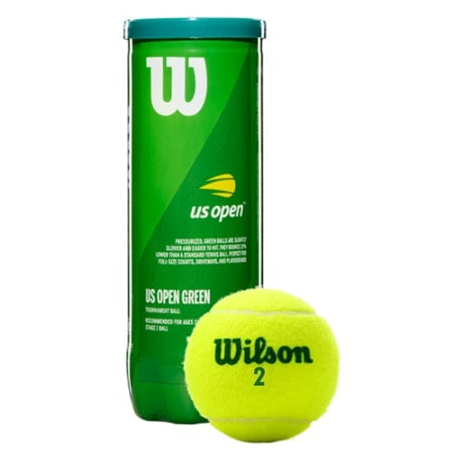 Wilson US Open Green Junior Balls Junior Tennis Balls 
