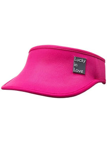 Women's Lucky in Love Stretch Visor Hats 
