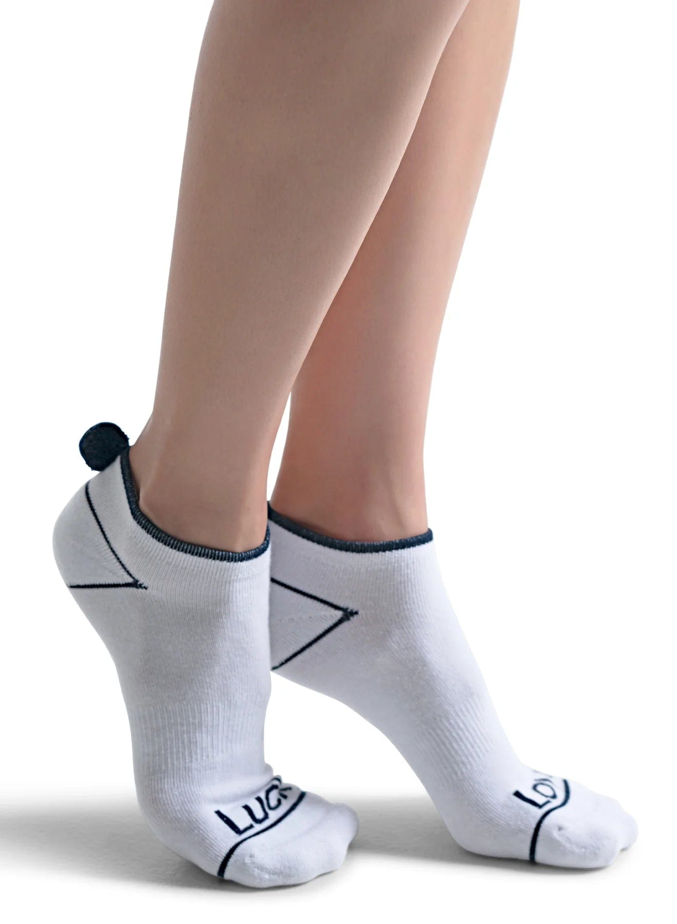 Women's Lucky in Love Pom Low Cut Socks Socks 