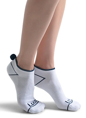 Women's Lucky in Love Pom Low Cut Socks Socks 