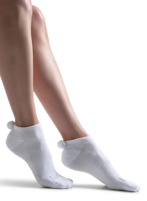 Women's Lucky in Love Pom Low Cut Socks Socks 