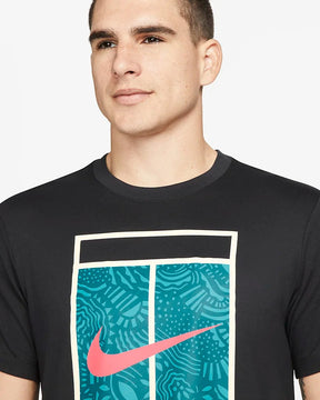 Nike Tennis Court Design Dri-Fit Shirt Men's Clothing 