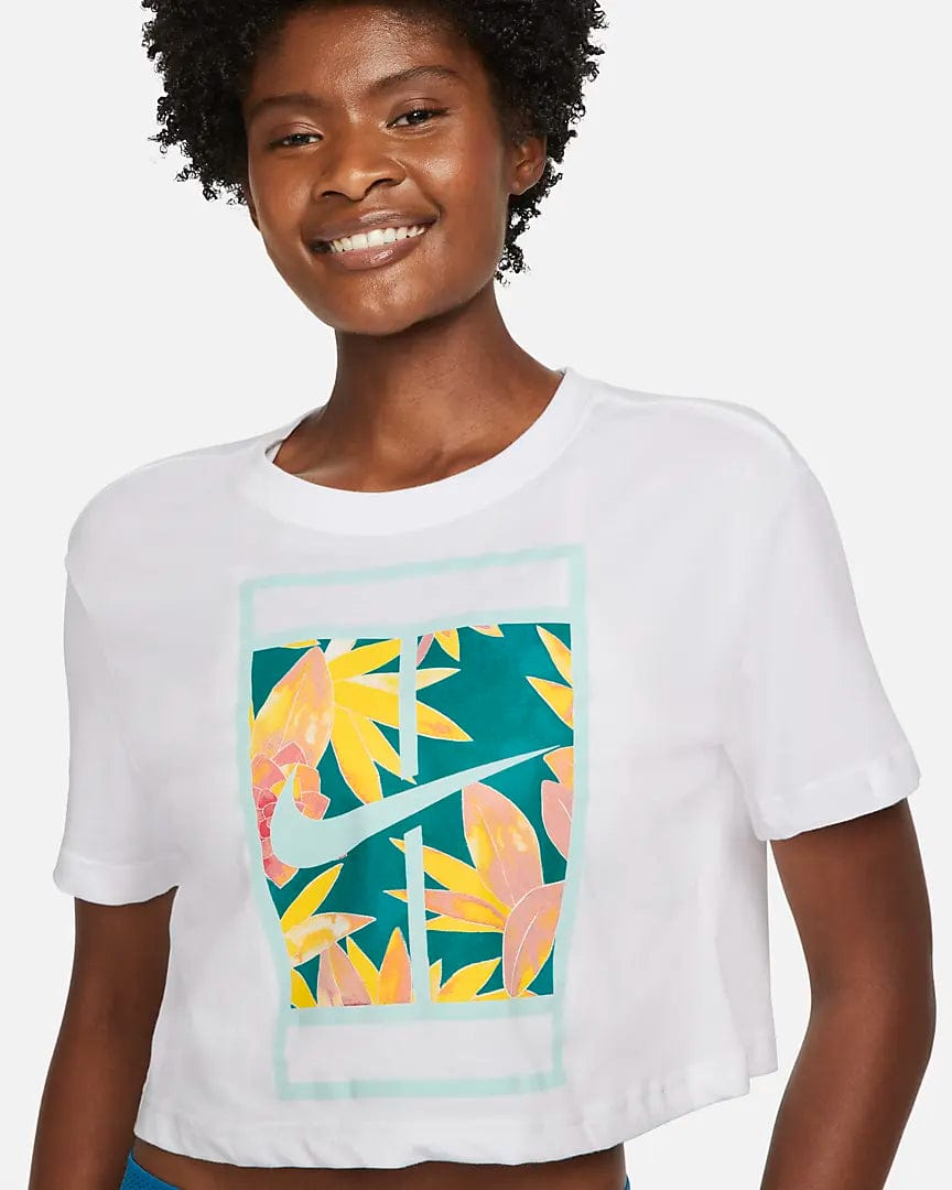Women's Nike Dri-Fit Slam Cropped T-Shirt Women's Clothing 