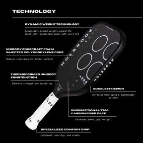 Holbrook Pro Aero S 16mm Pickleball Pack Pickleball Paddles 
