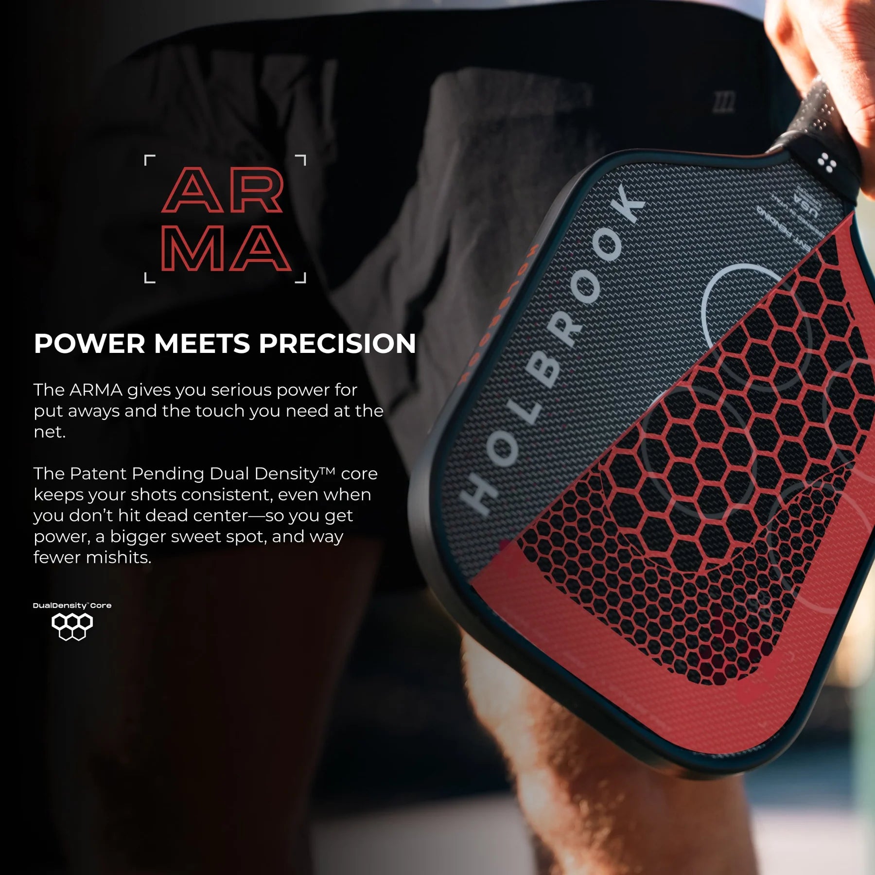 Holbrook Arma T 14mm Pickleball Paddle Pickleball Paddles 