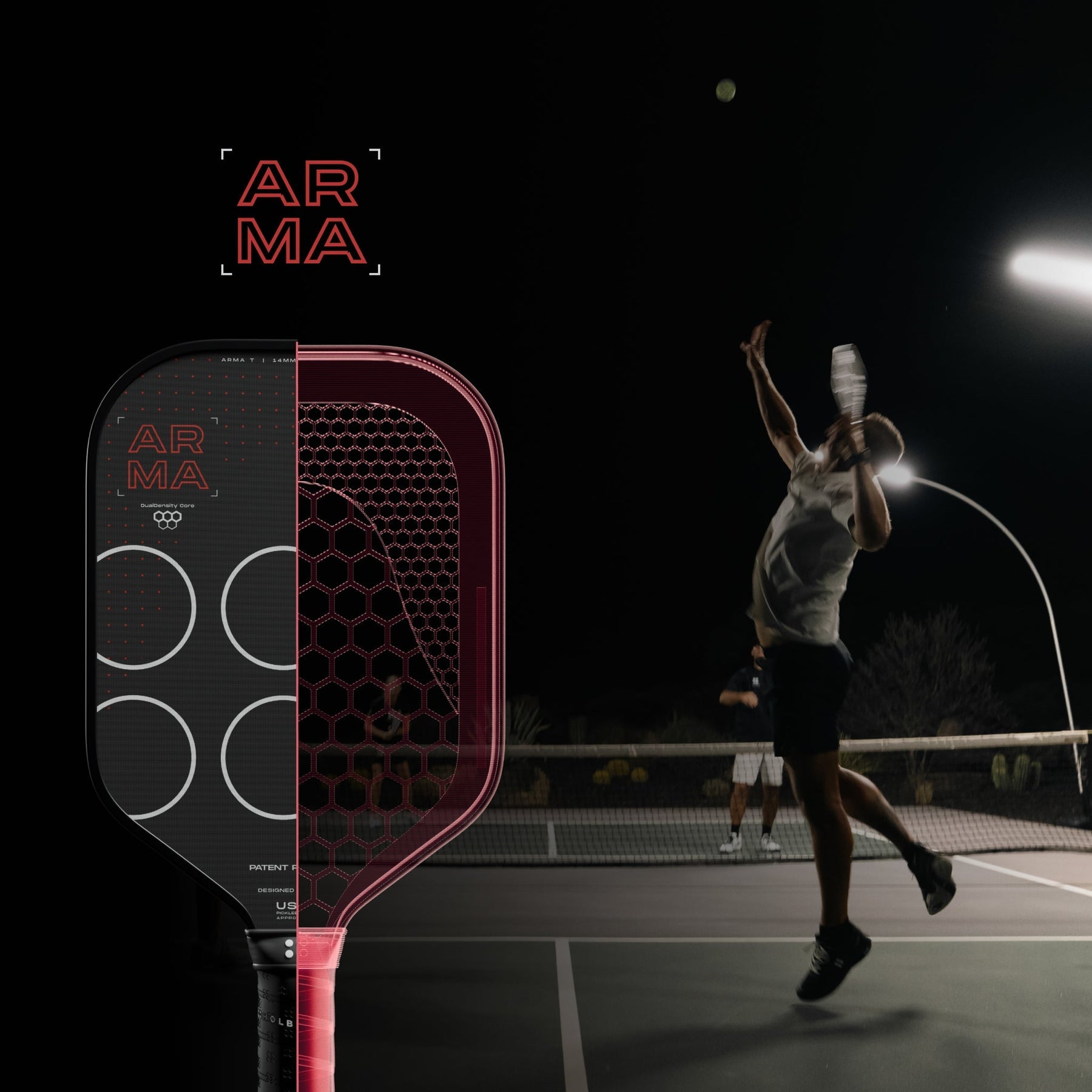 Holbrook Arma T 14mm Pickleball Paddle Pickleball Paddles 