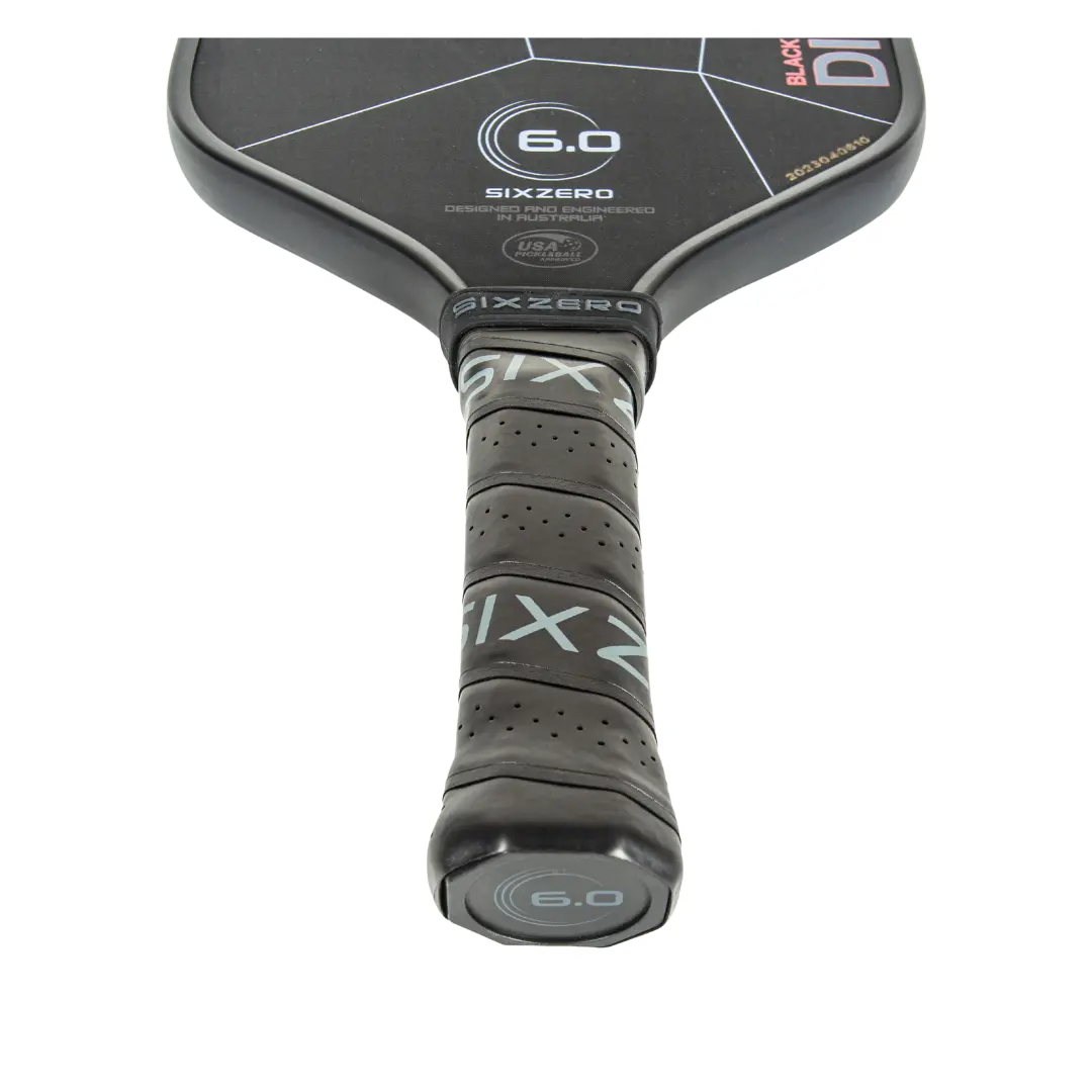 Six Zero 6.0 Black Diamond Power Pickleball Paddle Pickleball Paddles 