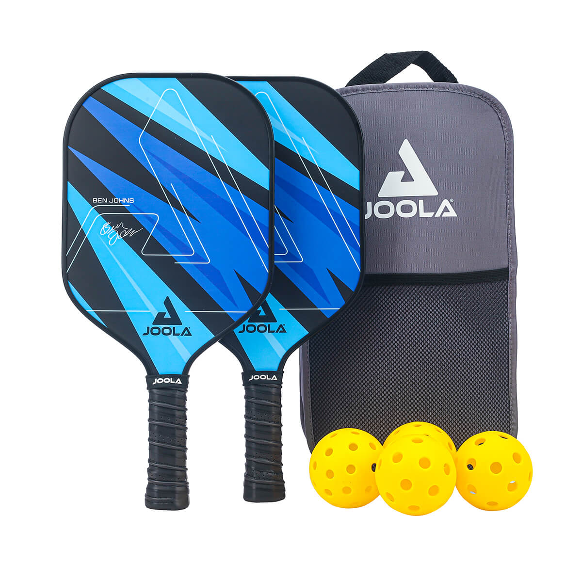 JOOLA Ben Johns Blue Lightning Pickleball Paddle Set Pickleball Paddles 