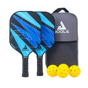 JOOLA Ben Johns Blue Lightning Pickleball Paddle Set Pickleball Paddles 