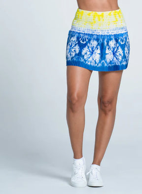 Women's Lucky in Love Shibori Wave 14" Skirt Women's Clothing 