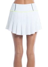 Women's Lucky In Love Long Wave Pique' Pleated Tennis Skirt Women's Clothing 