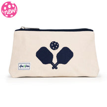 Ame & LuLu Canvas Brush It Off Cosmetic Case Tennis Bags 