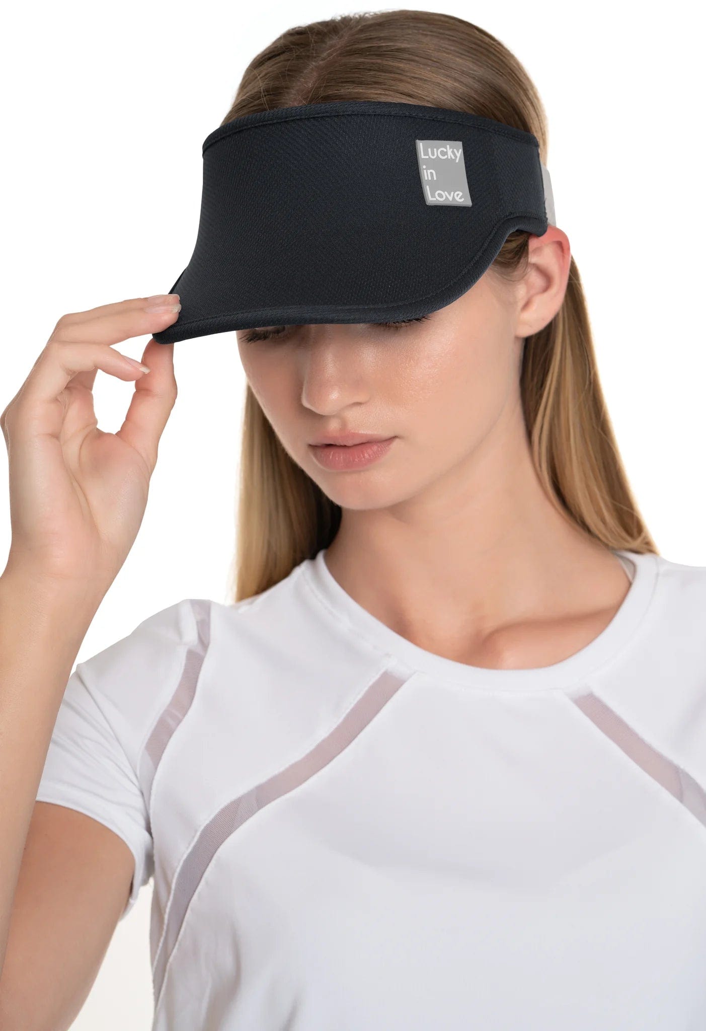 Women's Lucky in Love Stretch Visor Hats 