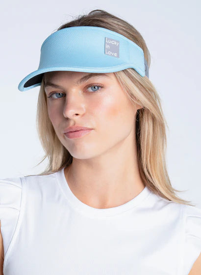 Women's Lucky in Love Stretch Visor Hats 