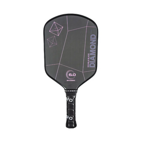 Six Zero 6.0 Double Black Diamond Control Pickleball Paddle Pickleball Paddles 