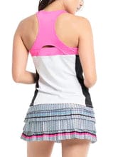 Women's Lucky In Love Scuba High Neck Tennis Tank Women's Clothing 
