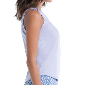 Women's Lucky In Love All About Ikat Rib Tennis Tank Women's Clothing 