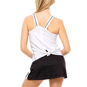 Women's Lucky in Love Color Block Tie Back Shirt Women's Clothing 
