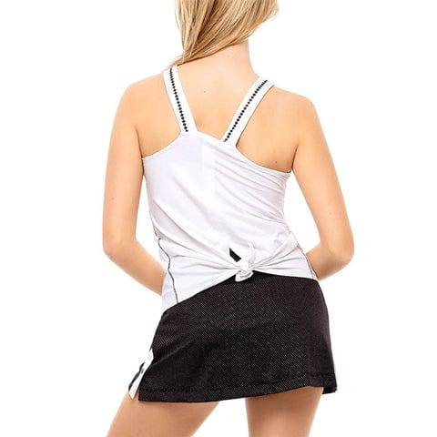Women's Lucky in Love Color Block Tie Back Shirt Women's Clothing 