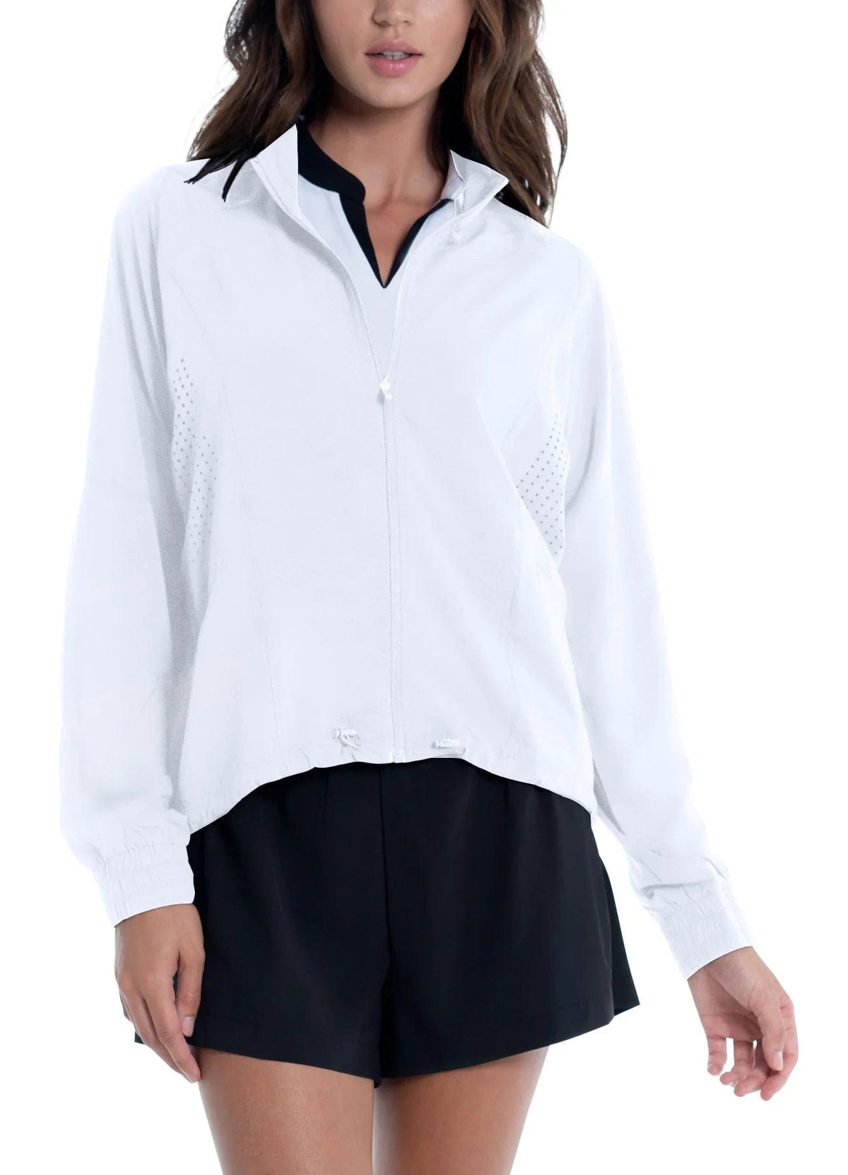 Women's Lucky In Love In Flight Tennis Jacket Women's Clothing 