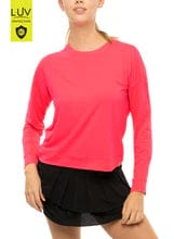 Lucky In Love Women's Tennis Long Sleeve (Semi-Fitted) - Hype L/S Women's Clothing 