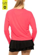 Lucky In Love Women's Tennis Long Sleeve (Semi-Fitted) - Hype L/S Women's Clothing 