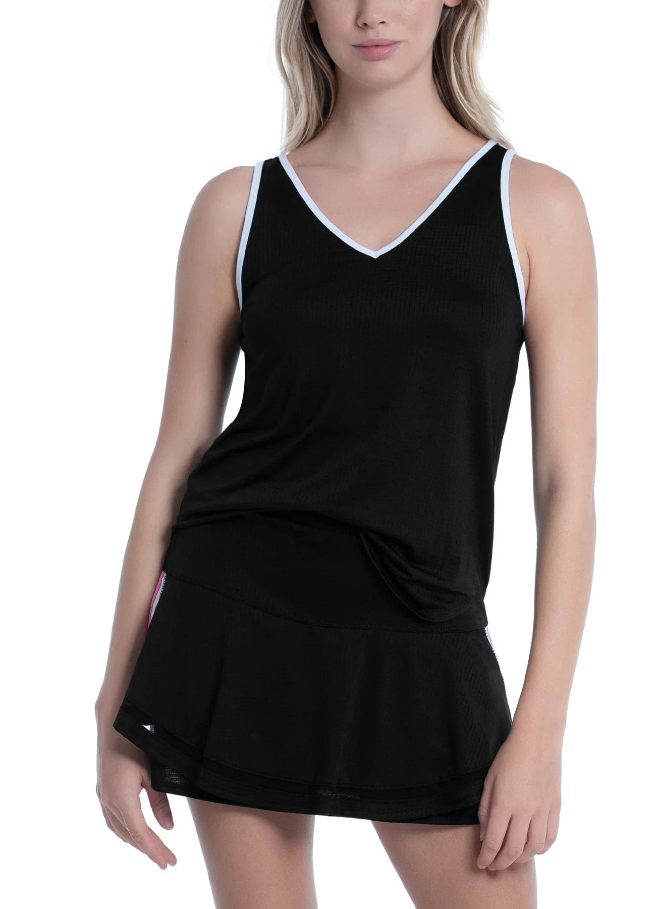 Women's Lucky In Love Easy Breezy Tennis Tank Women's Clothing 