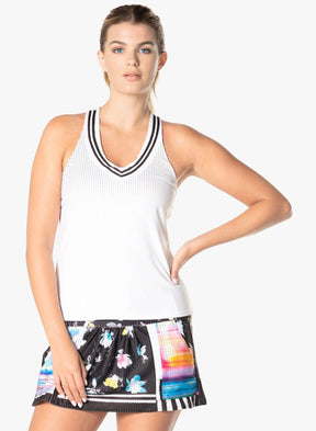 Women's Lucky in Love Tropical Sublime Tank w/ Bra Women's Clothing 