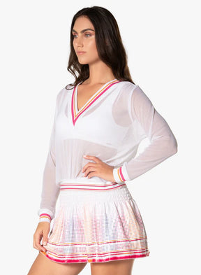 Women's Lucky in Love Classic Mesh Pullover Women's Clothing 
