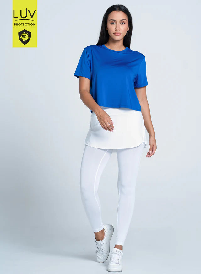 Women's Lucky in Love Power Box Tee Women's Clothing 