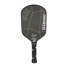 Six Zero Double Black Diamond Control Elongated Pickleball Paddle Pickleball Paddles 