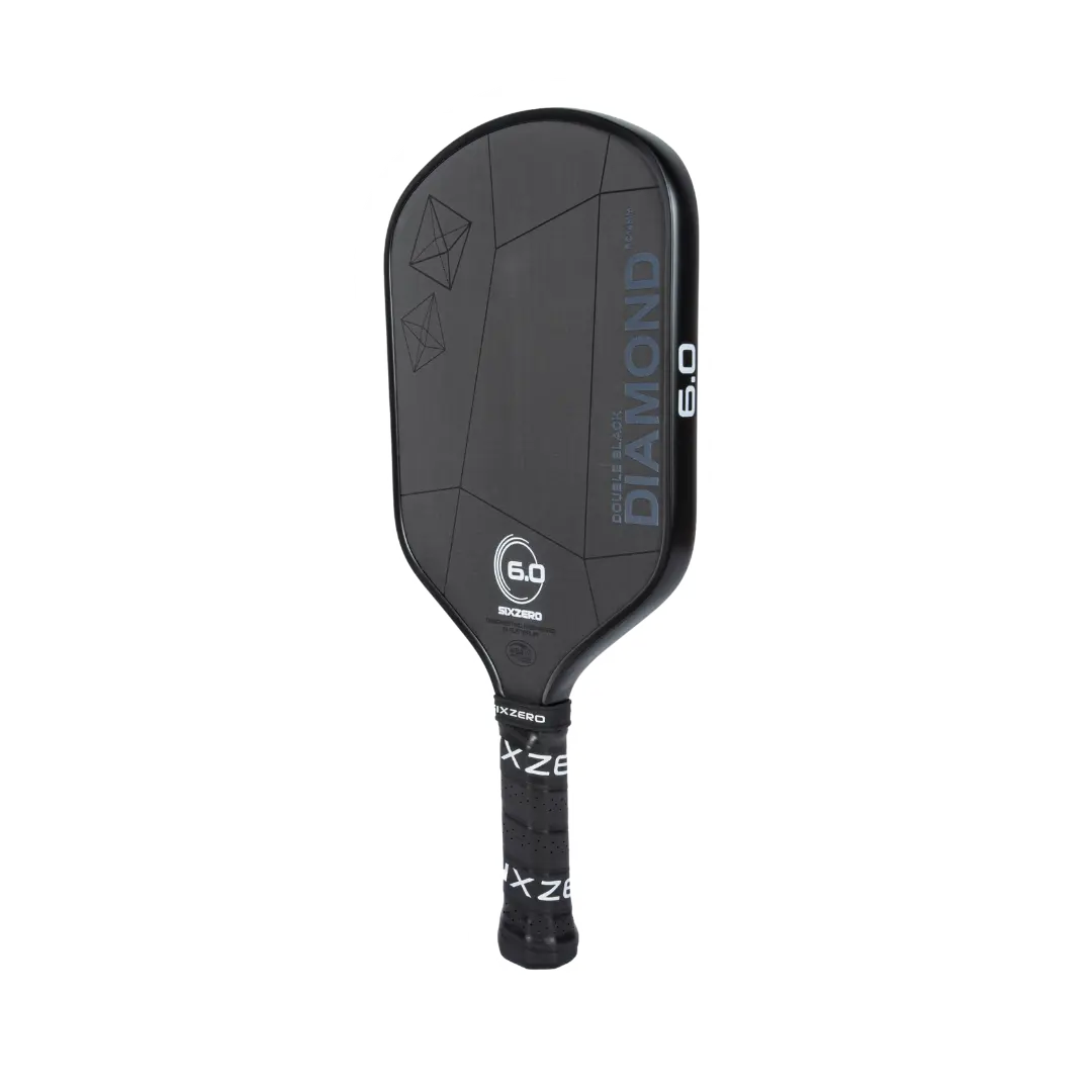 Six Zero 6.0 Double Black Diamond Control Pickleball Paddle Pickleball Paddles 