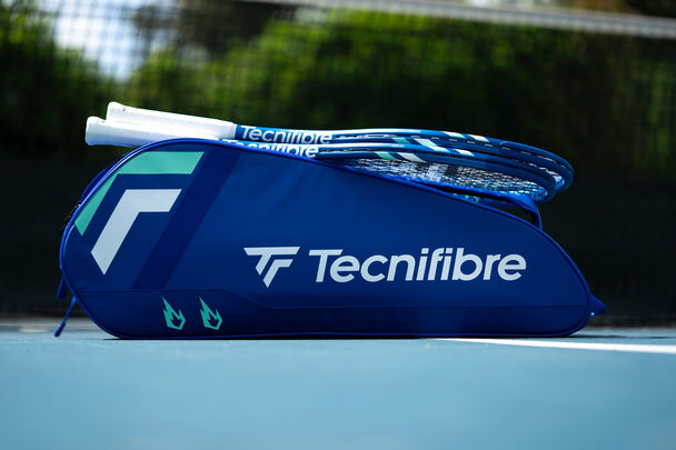 Tecnifibre Tour Endurance Blue 12 Pack ID Tennis Bag Tennis Bags 