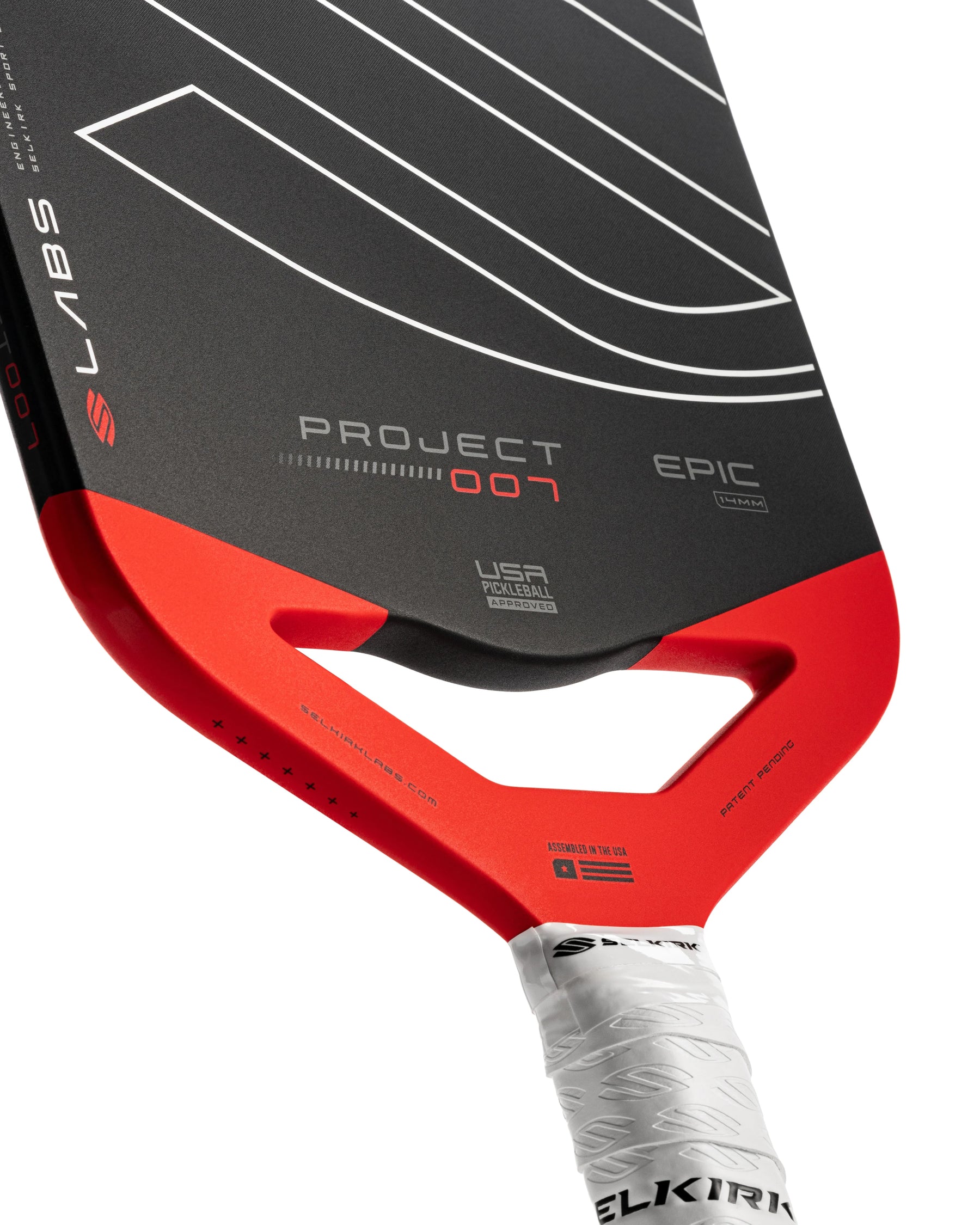 Selkirk LABS Project 007 14mm Pickleball Paddle Pickleball Paddles 