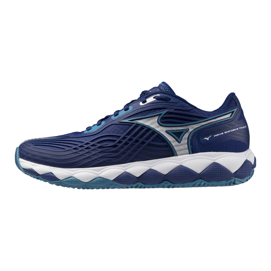 Men's Mizuno Wave Enforce Tour 2 AC Tennis Shoe Men's Tennis Shoes 