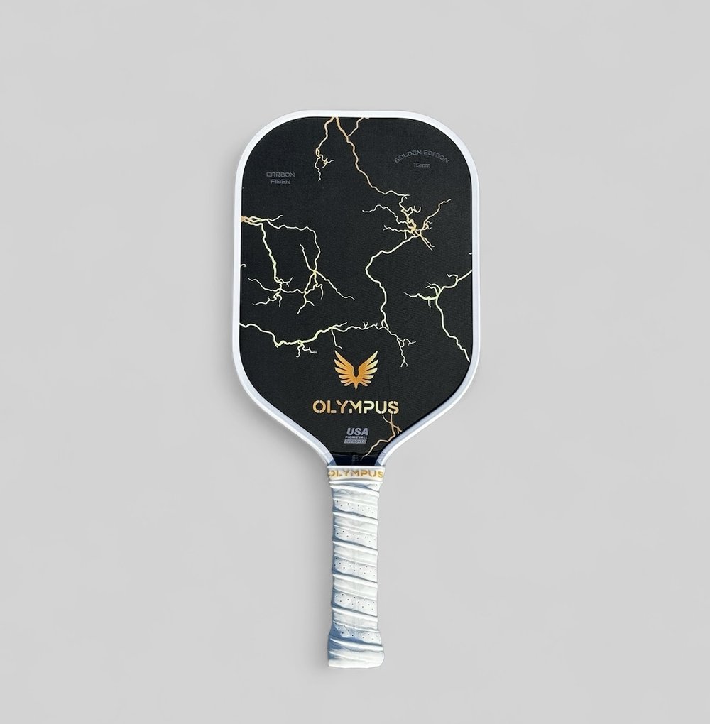 Olympus Golden Edition 16mm (Long Handle) Pickleball Paddle Pickleball Paddles 