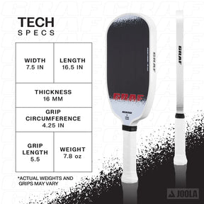 Joola Graf Edge 16mm Pickleball Paddle Pickleball Paddles 