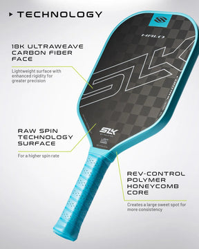 SLK Halo Control XL Pickleball Paddle Pickleball Paddles 