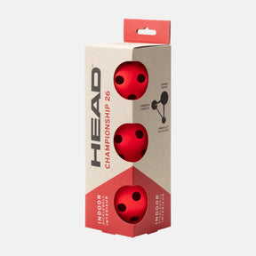 Head Championship 26 Indoor Pickleball - 3 Pack Pickleballs 