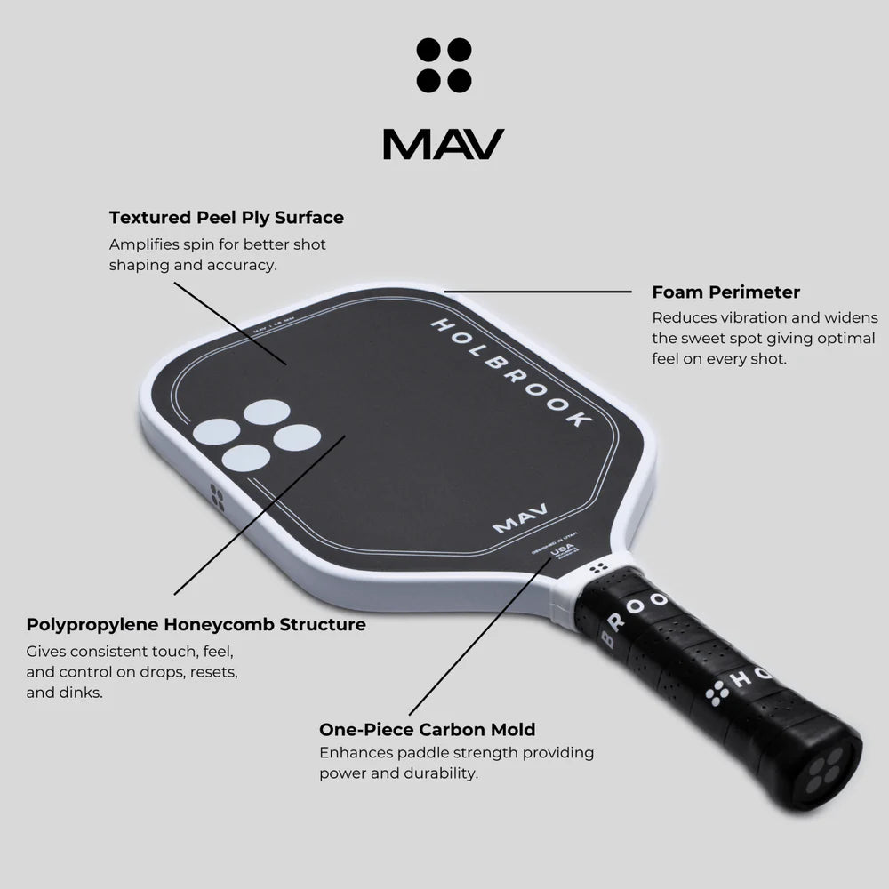 Holbrook Mav Pickleball Paddle Pickleball Paddles 