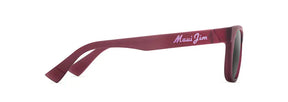Maui Jim Kaulike Sunglasses - Matte Transparent Fuchsia Sunglasses 