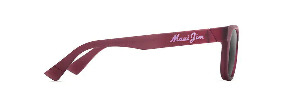 Maui Jim Kaulike Sunglasses - Matte Transparent Fuchsia Sunglasses 