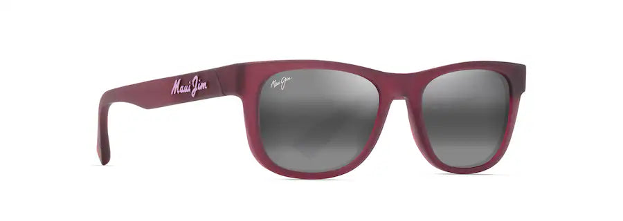 Maui Jim Kaulike Sunglasses - Matte Transparent Fuchsia Sunglasses 