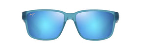 Maui Jim Kuniahi AF Sunglasses - Matte Transparent Blue Sunglasses 