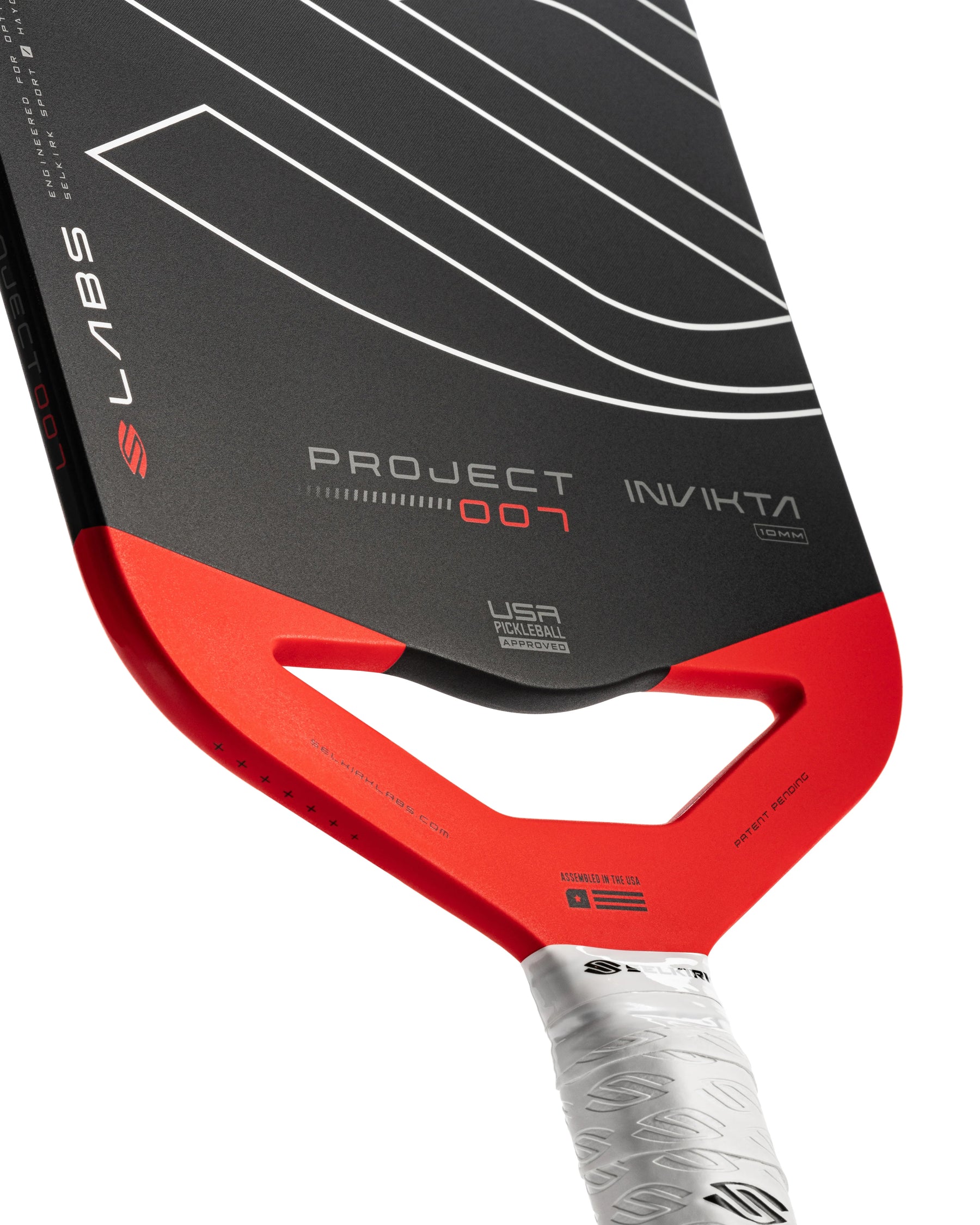 Selkirk LABS Project 007 10mm Pickleball Paddle & Soft Case Pickleball Paddles 